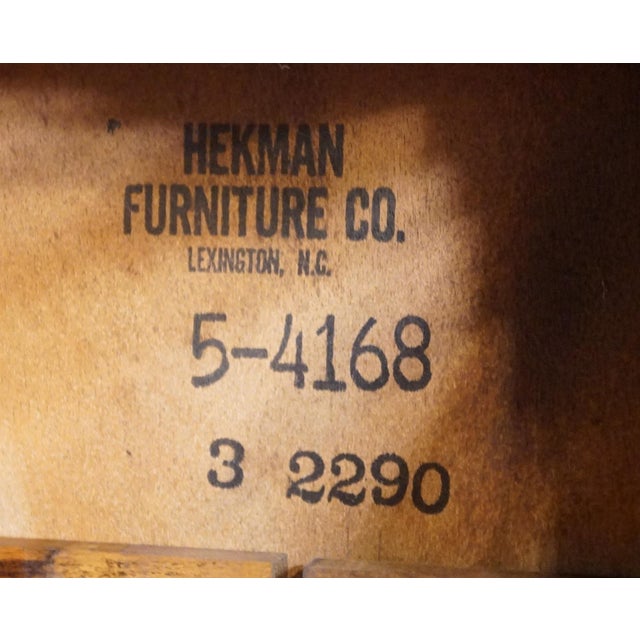 Hekman Furniture Solid Flame Mahogany Traditional Style 26" Drop Leaf Accent End Table 5-4168 For Sale - Image 14 of 14