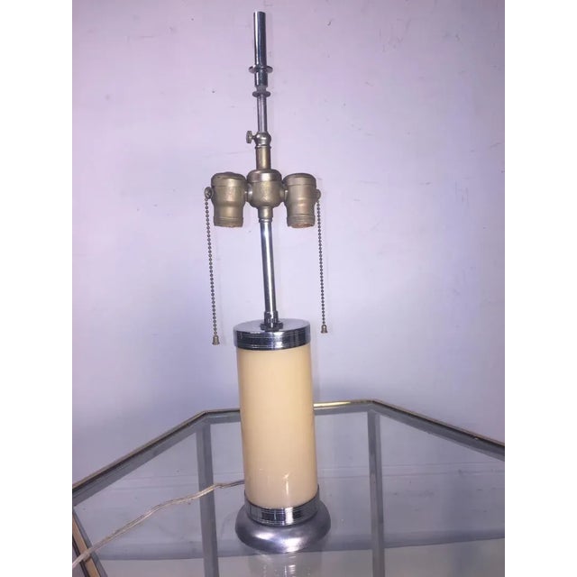 Metal Gilbert Rohde Art Deco Table Lamp For Sale - Image 7 of 11