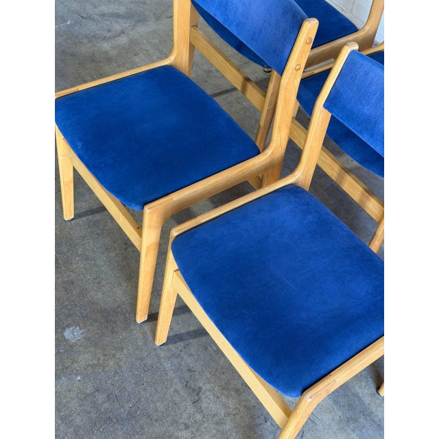 Mid 20th Century Set of 5 Danish Modern Dining Chairs in the Style of Erik Buch For Sale In Los Angeles - Image 6 of 11