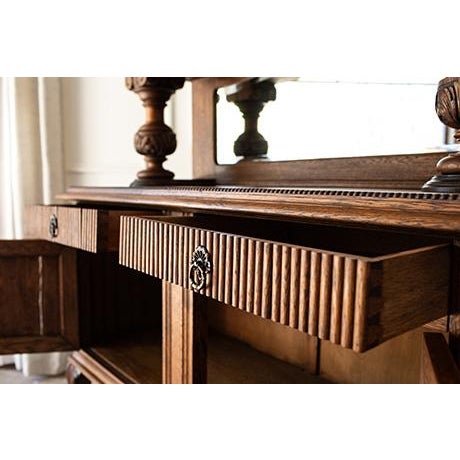 Antique Victorian Sideboard Buffet For Sale In Minneapolis - Image 6 of 18