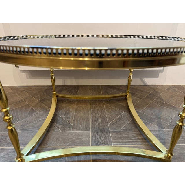 Parisian High Quality Brass Coffee Table, 1925 For Sale - Image 4 of 11