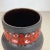 Black Colorful Fat Lava Pottery Vase from Bay Keramik, Germany, 1970s For Sale - Image 8 of 16