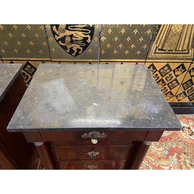 Empire Bedside Tables, Set of 2 For Sale - Image 4 of 9