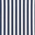Sample - Schumacher Andy Stripe Fabric in Navy For Sale