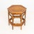 Modern Modern Hexagonal Bent Bamboo Side Table For Sale - Image 3 of 6