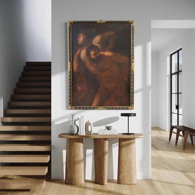 Mythological Scene with Hercules and Deianira, 1670, Oil on Canvas, Framed For Sale - Image 12 of 16