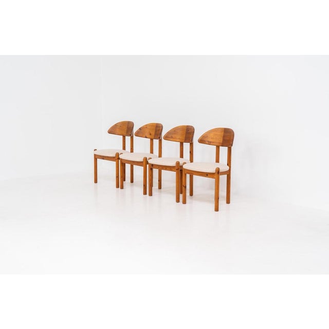 Contemporary Pine Chairs from Vamdrup Stolefabrik, Set of 4 For Sale - Image 3 of 16