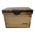 Antique Japanese Tea Chest (Chabako) With Zinc-Lined Interior For Sale