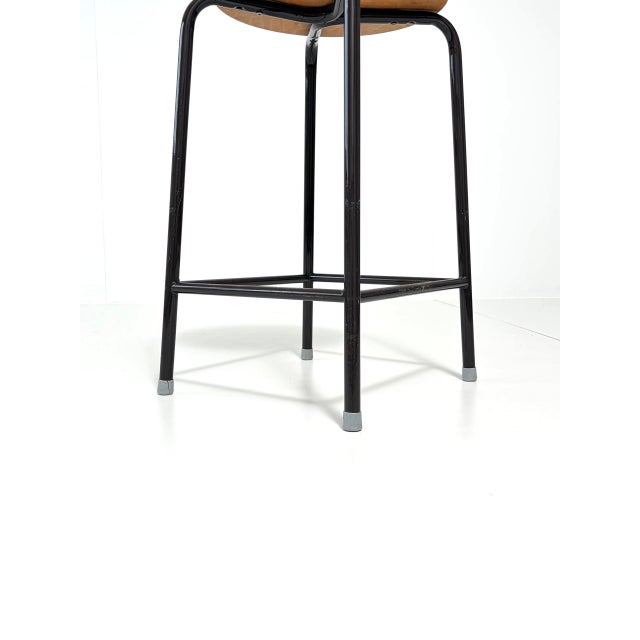 Vintage Industrial Bar Stool by Schmitz For Sale - Image 13 of 16