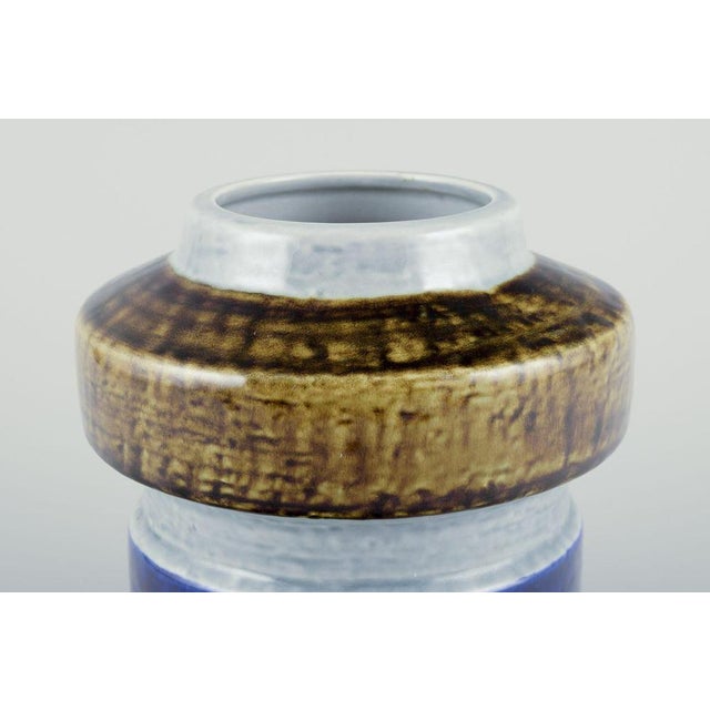 Titus Ceramic Vase in Stoneware by Olle Alberius for Rörstrand, Sweden, 1960s For Sale - Image 3 of 6