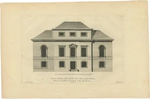 Woolfe, Thomas Wyndham's Palace, 1770, Print