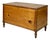 Antique Hand-Dovetailed Pine Storage Trunk / Blanket Chest on Turned Legs For Sale