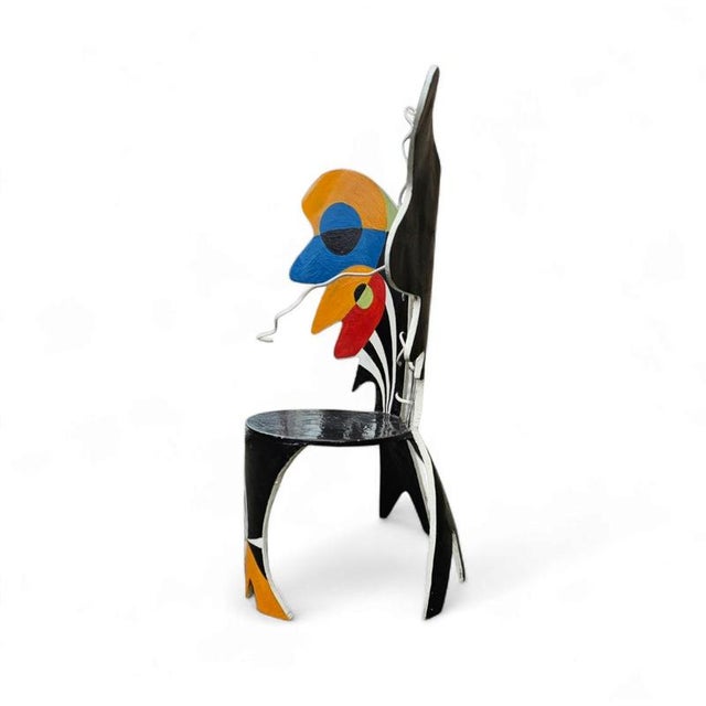 Wooden Wing Chair, 1980s For Sale - Image 14 of 17