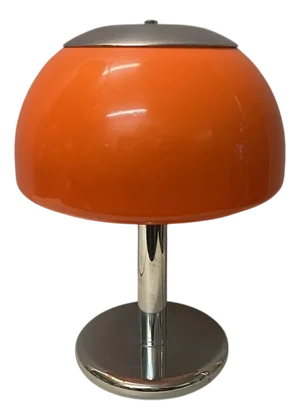 Space Age Mushroom Orange Table Lamp from Cosack, 1960s]