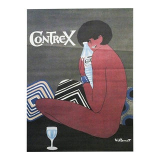 1979 French Advertisement Poster, Contrex - Villemot (Artist Signed) For Sale