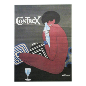 1979 French Advertisement Poster, Contrex - Villemot (Artist Signed)