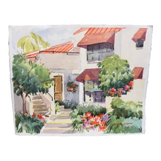 "Naples" Watercolor by Patricia McCarthy For Sale