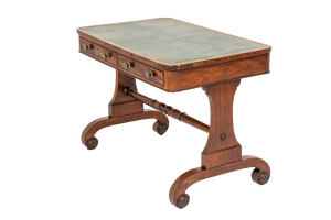 English Regency Mahogany Library Table