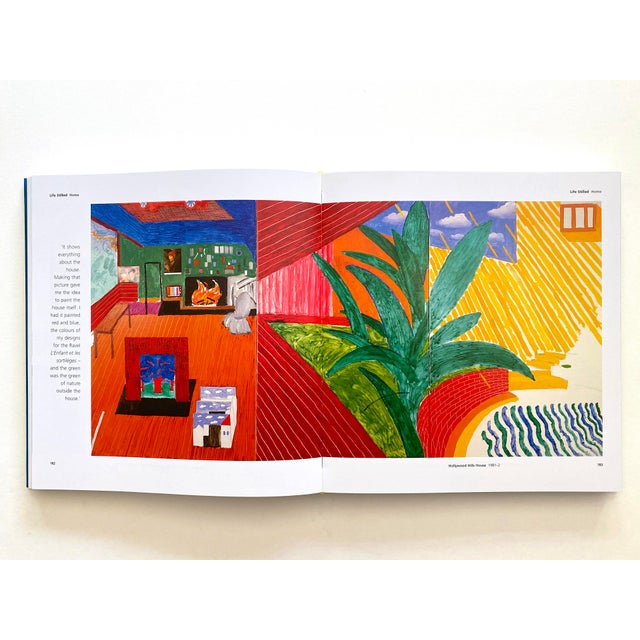 " Hockney's Pictures : The Definitive Retrospective " First Edition Large Volume David Hockney Hardcover Pop Art Book For Sale - Image 10 of 12