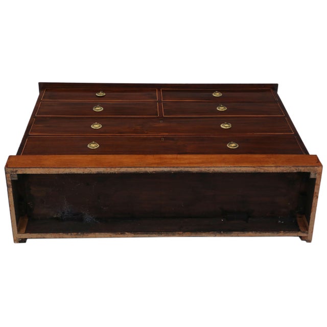 Antique Inlaid Mahogany Chest of Drawers from Mawer & Stephenson, 1800s For Sale - Image 11 of 12