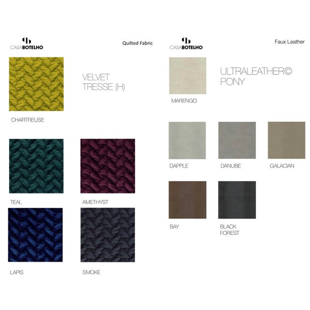 Blackened Steel and Bouclé Stool by Casa Botelho For Sale - Image 10 of 12