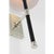 Traditional Chapman & Myers for Visual Comfort Signature Basden 16" Tail Sconce in Polished Nickel and Black Rattan with Linen Shade For Sale - Image 3 of 5