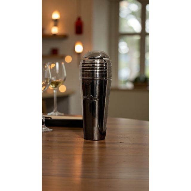 Silver Stainless Steel Cocktail Shaker from Martini, 1995 For Sale - Image 8 of 9