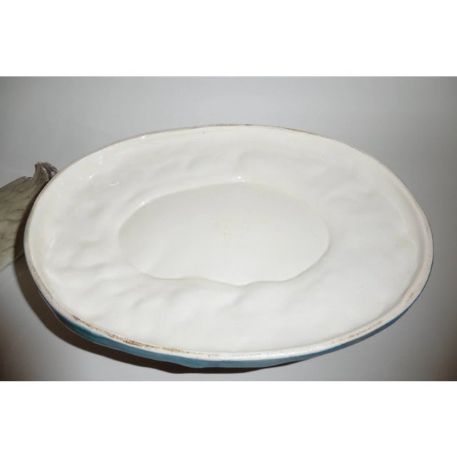 Late 19th Century 1880s Antique Majolica Duck Tureen Sarreguemines For Sale - Image 5 of 6