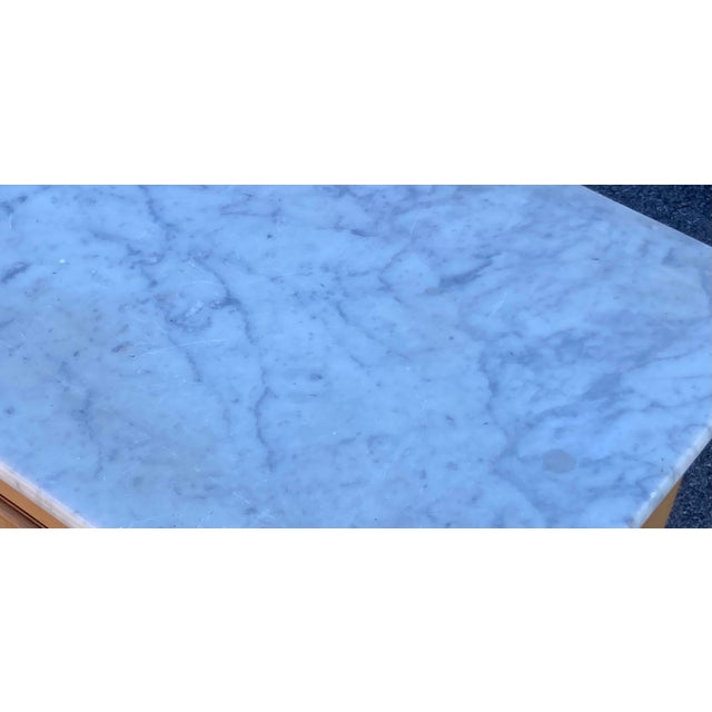 Pine Two Door Marble Top Dresser Base For Sale - Image 11 of 16