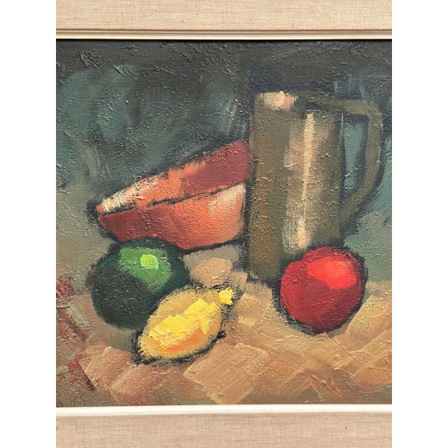 Lindholm, Still Life, 1960s, Oil on Canvas, Framed For Sale - Image 8 of 18