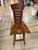 Brown Mid 20th Century Rustic Live-Edge Burl Wood Ladder-Back Chair For Sale - Image 8 of 8
