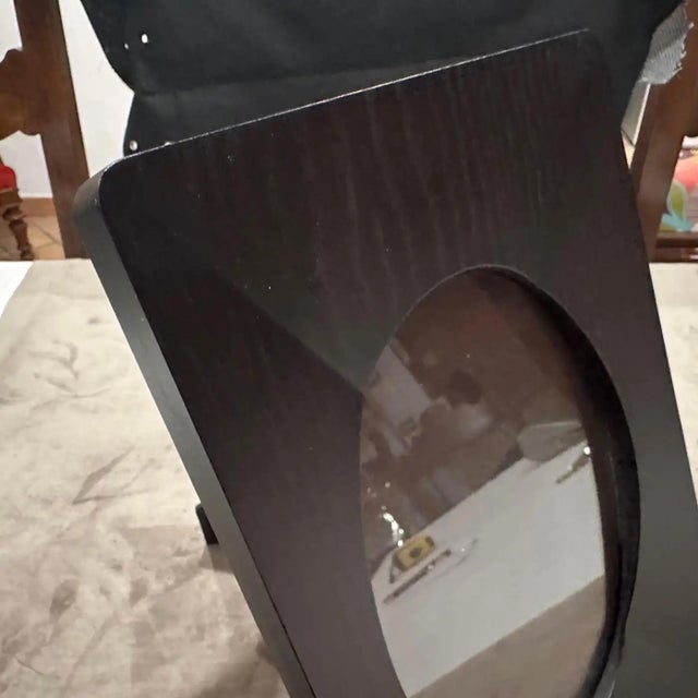 An High Quality 1990s Modern Wood Italian Picture Frame by Borbonese For Sale - Image 6 of 14