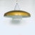 Gold Mid-Century Modern Dutch Pendant Lamp attributed to Philips, 1950s For Sale - Image 8 of 12