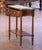 Late 19th Century 19th Century French Louis XVI Mahogany Marble-Top Side Table For Sale - Image 5 of 12