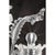 Venetian floreal murano glass chandelier with transparent leaves and flowers pinched by hand full of precious white...