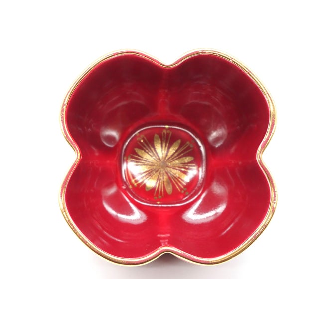 1940s Upsala-Ekeby Red Rubin Jar by Arthur Percy for Upsala Ekeby Gefle, Sweden, 1940s For Sale - Image 5 of 8