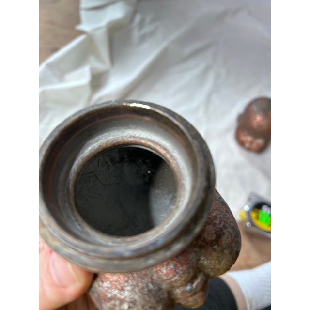 Antique Bronze Baby Doll Head Mold For Sale - Image 9 of 12