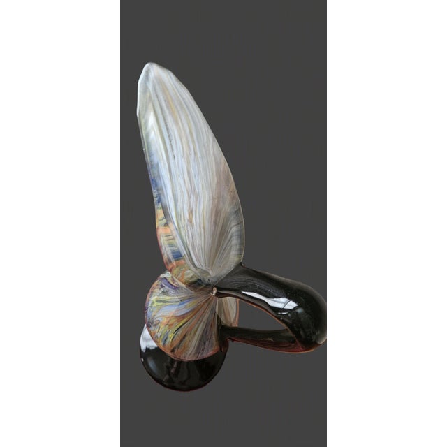 Exceptional Pair of Art Deco Hand-Blown Glass Pitchers by Degue, France, c.1920 For Sale - Image 13 of 16