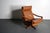 Mid-Century Modern Vintage Norwegian Leather Reclining Chair For Sale - Image 3 of 8
