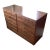 Vintage 1970’s Ethan Allen Solid Maple Wood 6 Drawer Dresser/Credenza With Durable Laminate Top For Sale