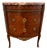 French Louis XVI Style Kingwood Demilune Chest With Marble Top, 19th Century For Sale