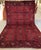 Red Vintage Afghan Turkmen Ashik Star Gul Garden Compartment Tribal Rug - 9'10" X 6'2" For Sale - Image 8 of 13