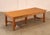 High Quality Rectangular Arts & Crafts Style Library Table Crafted in Oak, Featuring a Clean, Solid Plank Top Above Three...