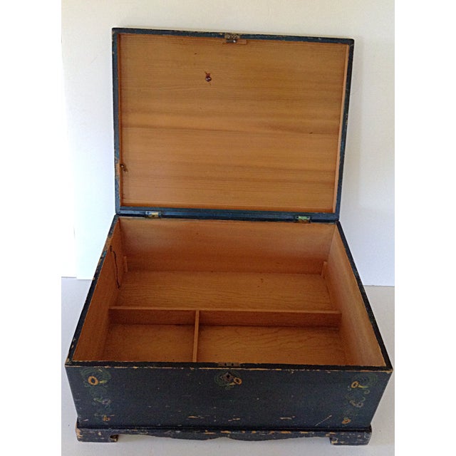 Painted Linen Chest Chairish