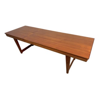 Mid 20th Century Mid-Century Danish Teak Extending Coffee Table For Sale