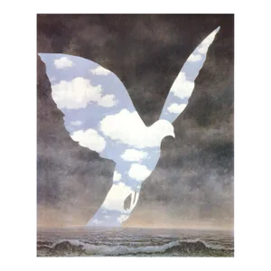 1998 Rene Magritte 'La Grande Famille' Surrealism Italy Offset Lithograph