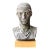 Vintage Classical Greek Style Plaster Bust For Sale