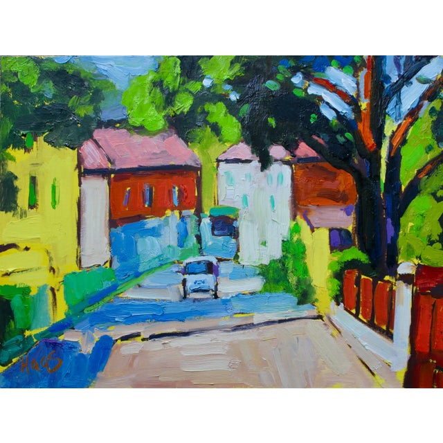 Contemporary Fauvist Oil Painting For Sale