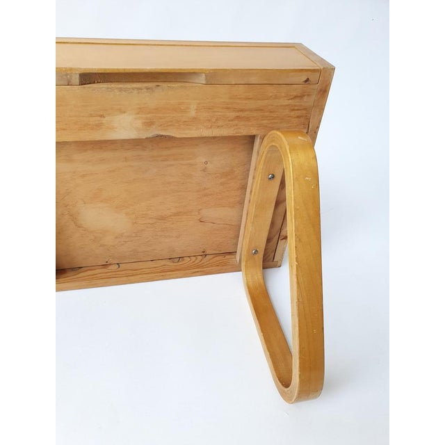 Tan 114A Wall Console by Alvar Aalto for Artek, 1940s For Sale - Image 8 of 14