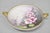 Art Nouveau Antique Nippon Hand Painted Pink Wisteria Flower Porcelain Dish W / Handles For Sale - Image 3 of 14
